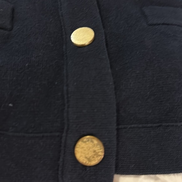 Banana Republic Petite Knit Navy Lady Cardigan Size SP - Picture 9 of 10